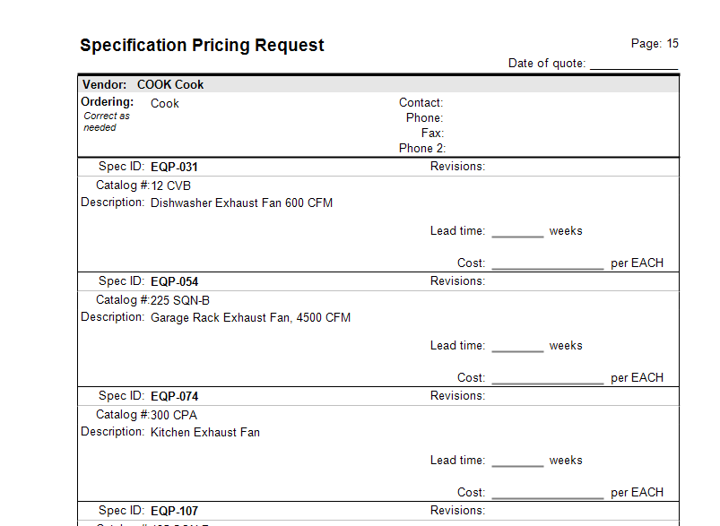 Spec Pricing Request report.png
